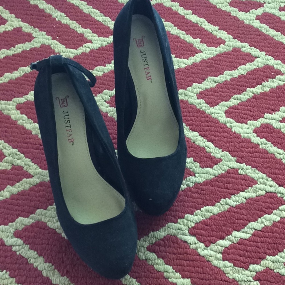 JustFab black heels